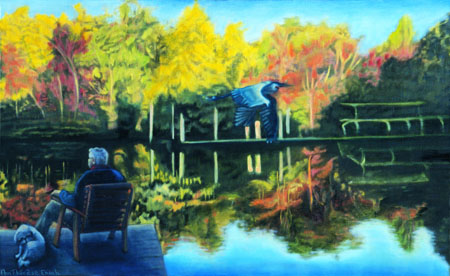 thumbnail of "barboursville cows II" landscape painting by tracy verkerke in oil