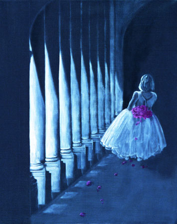 thumbnail of self portrait in blue  by tracy verkerke